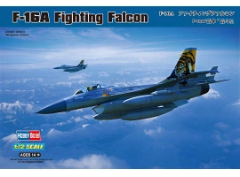 Збірна модель 1/72 Літак F-16A Fighting Falcon HobbyBoss 80272 Збірна модель 1/72 Літак F-16A Fighting Falcon HobbyBoss 80272