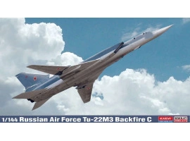 Збірна модель 1/144 Бомбардувальник-ракетоносець Туполєв Ту-22М3 "Backfire C" Academy 12636 Збірна модель 1/144 Бомбардувальник-ракетоносець Туполєв Ту-22М3 "Backfire C" Academy 12636