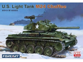 Сборная модель 1/72 американский легкий танк M24 Chaffee Foreart 2003 Сборная модель 1/72 американский легкий танк M24 Chaffee Foreart 2003