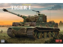 Збірна модель 1/35 Танк Tiger I пізнього випуску, циммерит та повний інтер'єр RFM RM-5080 Збірна модель 1/35 Танк Tiger I пізнього випуску, циммерит та повний інтер'єр RFM RM-5080