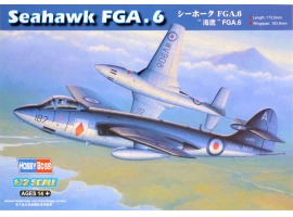 Збірна модель 1/72 Винищувач-бомбардувальник Sea Hawk FGA.6 HobbyBoss HB87251 Збірна модель 1/72 Винищувач-бомбардувальник Sea Hawk FGA.6 HobbyBoss HB87251