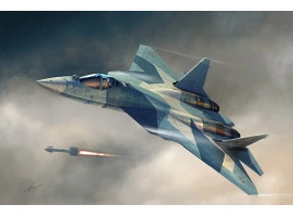 Збірна модель 1/72 Літак T-50 (Су-57) PAK-FA HobbyBoss 87257 Збірна модель 1/72 Літак T-50 (Су-57) PAK-FA HobbyBoss 87257