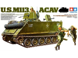 Збірна модель 1/35 Бронетранспортера U.S. M113 ACAV Tamiya 35135 Збірна модель 1/35 Бронетранспортера U.S. M113 ACAV Tamiya 35135