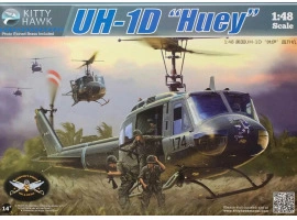 Збірна модель 1/48 Вертоліт UH-1D "Huey" Zimi 80154 Збірна модель 1/48 Вертоліт UH-1D "Huey" Zimi 80154