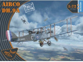 Сборная модель 1/48 Британский самолёт-бомбардировщик Airco DH.9A (ранняя версия) Clear Prop 72027 Сборная модель 1/48 Британский самолёт-бомбардировщик Airco DH.9A (ранняя версия) Clear Prop 72027
