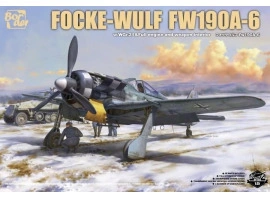 Збірна модель 1/35 Літак Focke-Wulf Fw190A-6 з WGr.21 та повним інтер'єром двигуна та озброєння Border Model BF-003 Збірна модель 1/35 Літак Focke-Wulf Fw190A-6 з WGr.21 та повним інтер'єром двигуна та озброєння Border Model BF-003